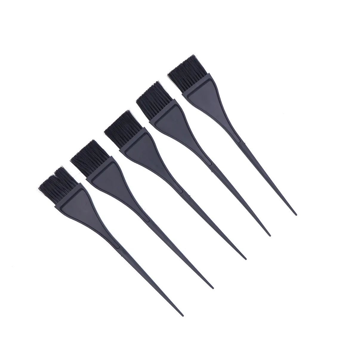 5pcs Applicator Brush Hair Salon Dye Brush Black Professional For Salon Home Use Hair Coloring Treatment Keratin Dye Tool
