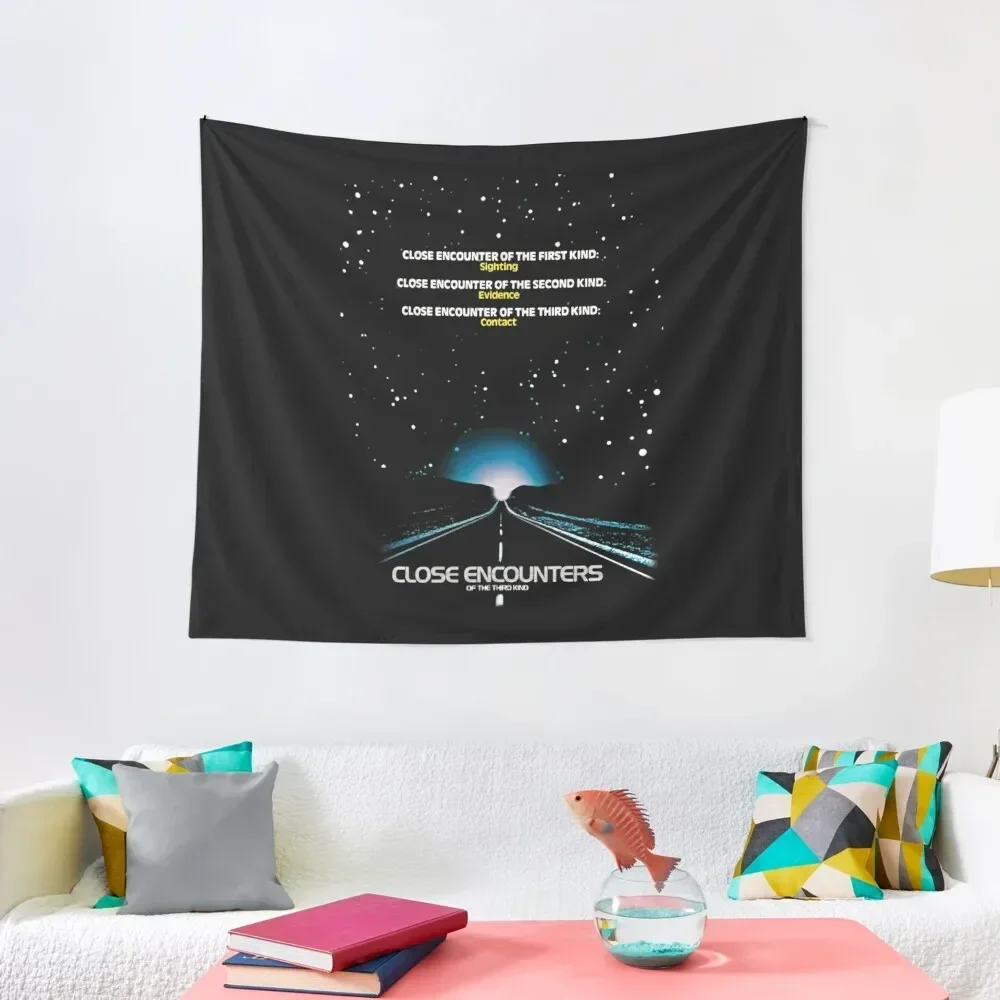 

Close encounters of the Third Tapestry Aesthetics For Room Room Ornaments Home Decoration Accessories Hanging Wall Tapestry