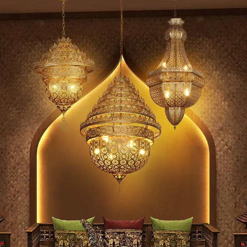 Vintage, Restaurant Lights, Morocco South East Asia Copper, Personality, Art, Thai, Features, Chandelier