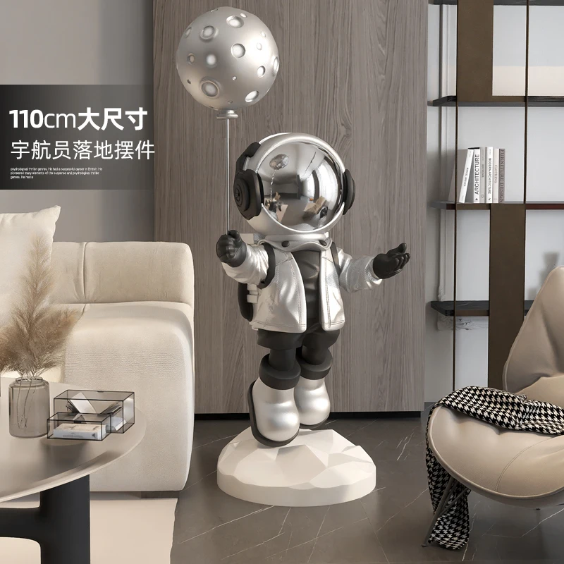 

Creative Astronaut Living Room Decoration, Large Floor Standing Astronaut TV Cabinet, Home Decoration, Office Decoration
