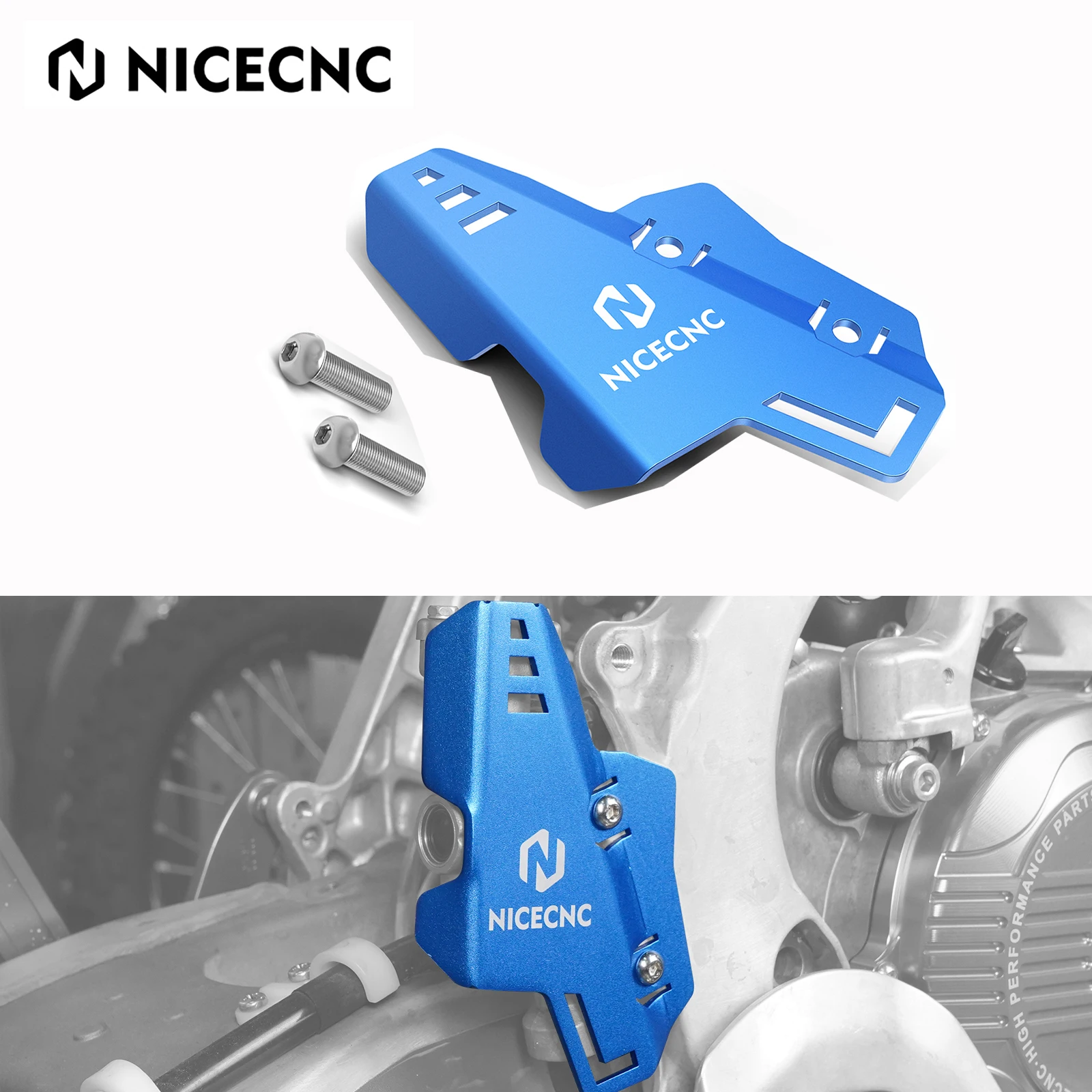 

NICECNC For Yamaha YZ 250 1999-2024 YZ450F YZ125 YZ250F WR250F WR450F YZ125X YZ250X Rear Brake Master Cylinder Guard Cover Parts