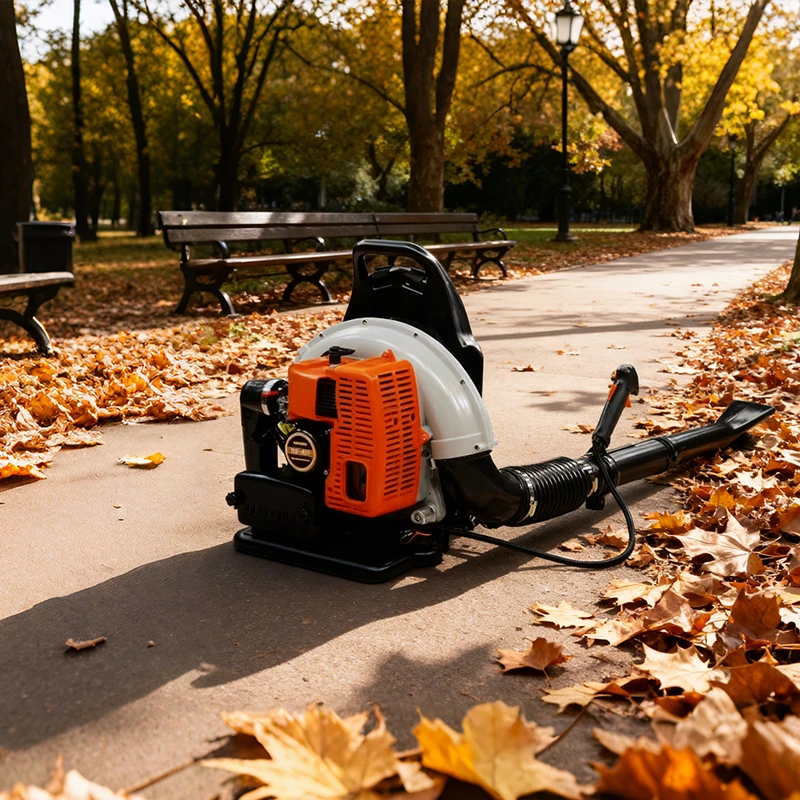 High Power Two Stroke EB650 Backpack Blower Professional Garden Tool For Leaf Cleaning Road Dust Removal Fire Protection