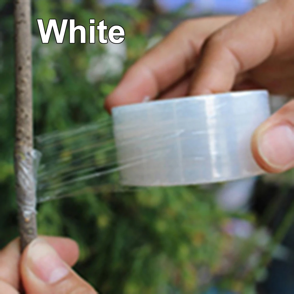 2Cm X 100M / 1 Roll Enten Tape Tuingereedschap Fruit Boom Snoeischaar Engraft Tak Tuinieren Binden Riem pvc Tie Tape 2Cm 3Cm 5Cm