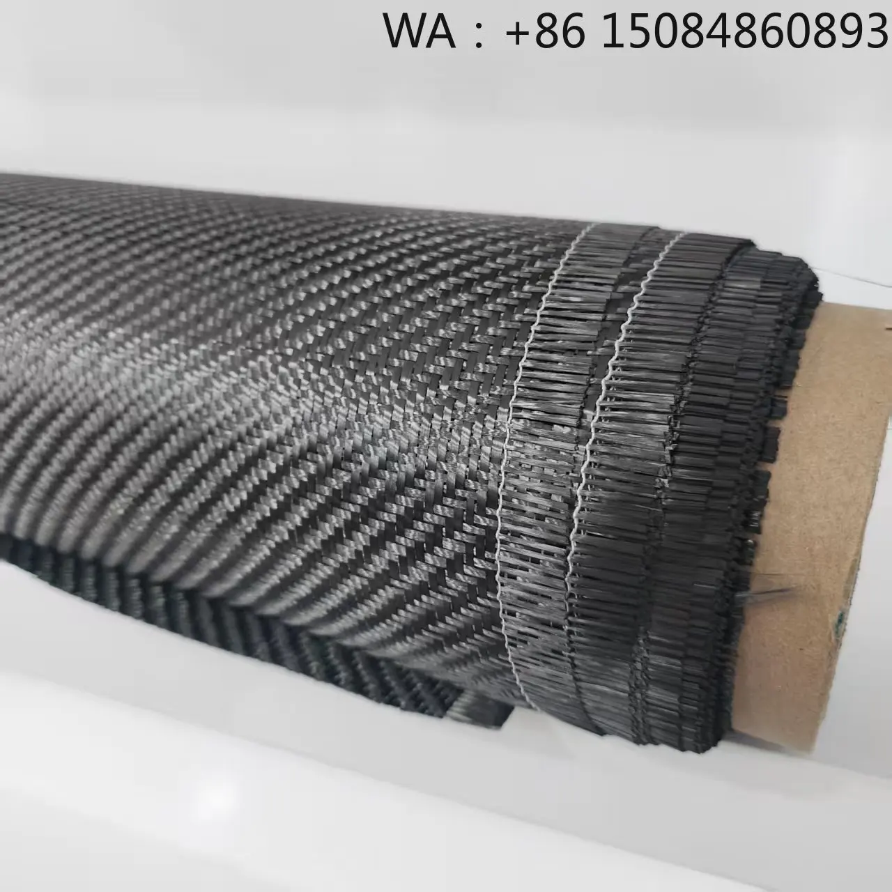 

Medium Weight Waterproof Carbon Fiber Twill Fabric, Abrasion Resistant Heat Insulation Woven Cloth for Industrial Mechanical Par