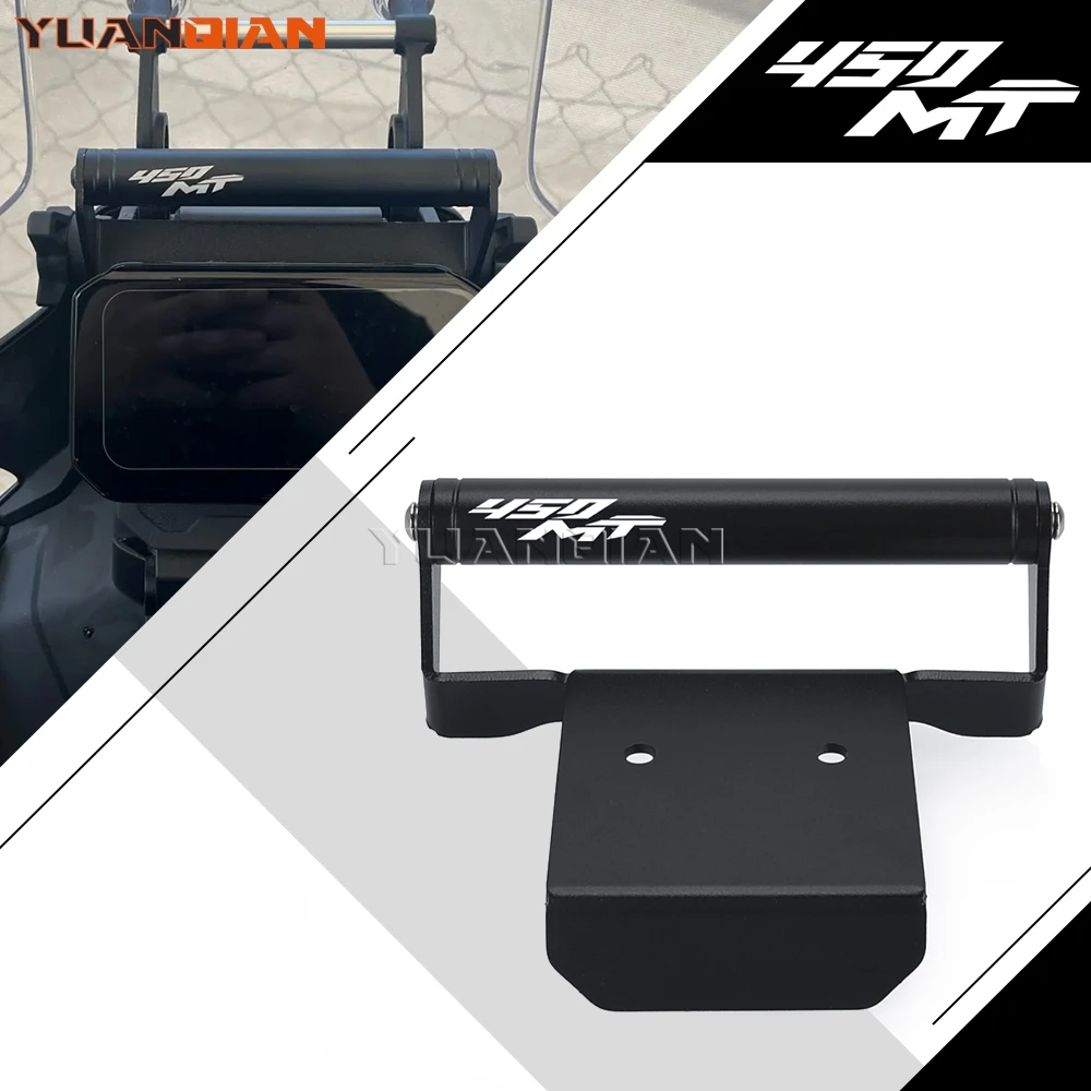 

2026 For CFMOTO 450MT 450 MT Phone GPS Navigation Mount Bracket MT450 2024 2025 Motorcycle Handlebar Bar Extension Stand Holder