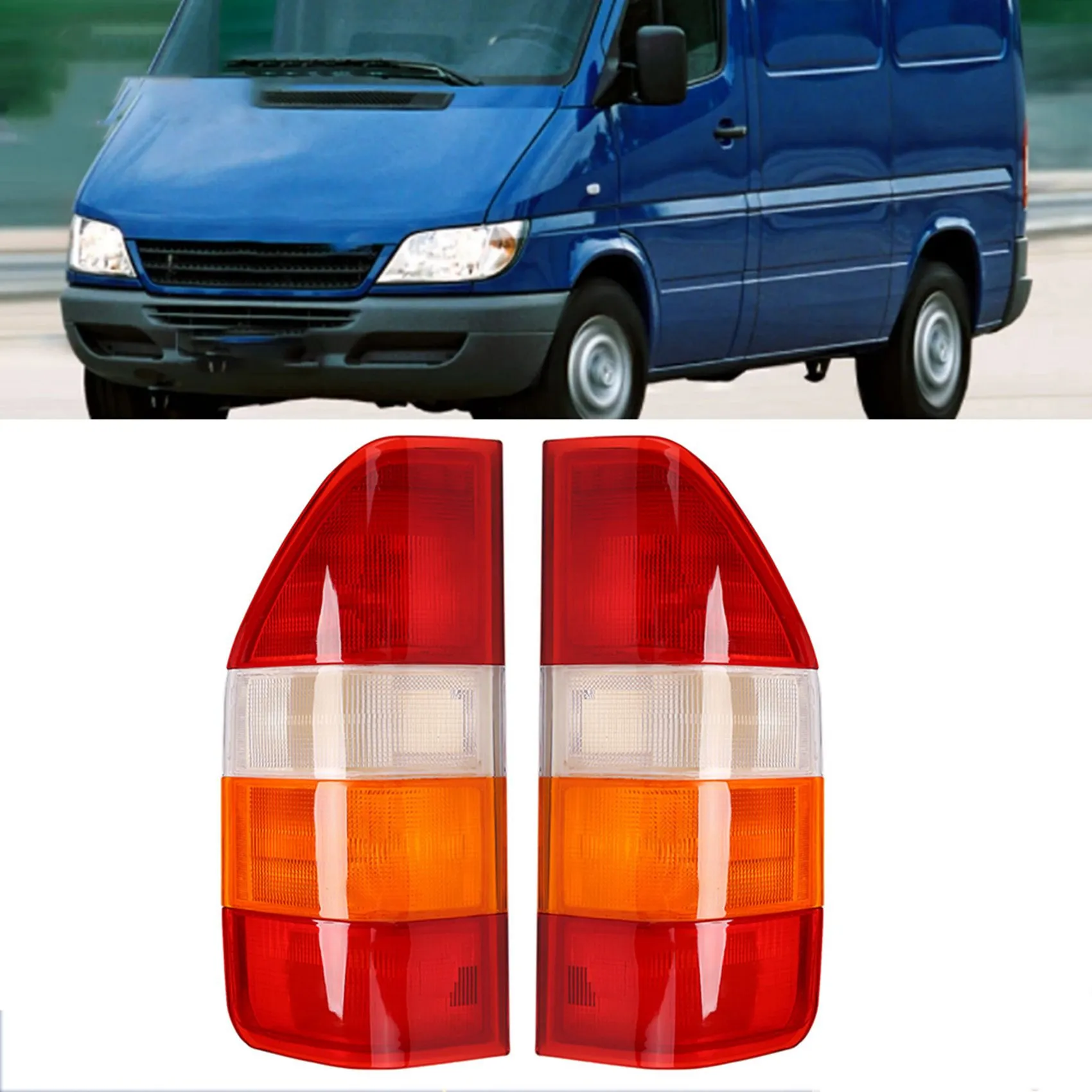 

Truck Taillight Assembly Without Bulb Rear Brake Stop Lamp Tail Light For SPRINTER 1995-2006