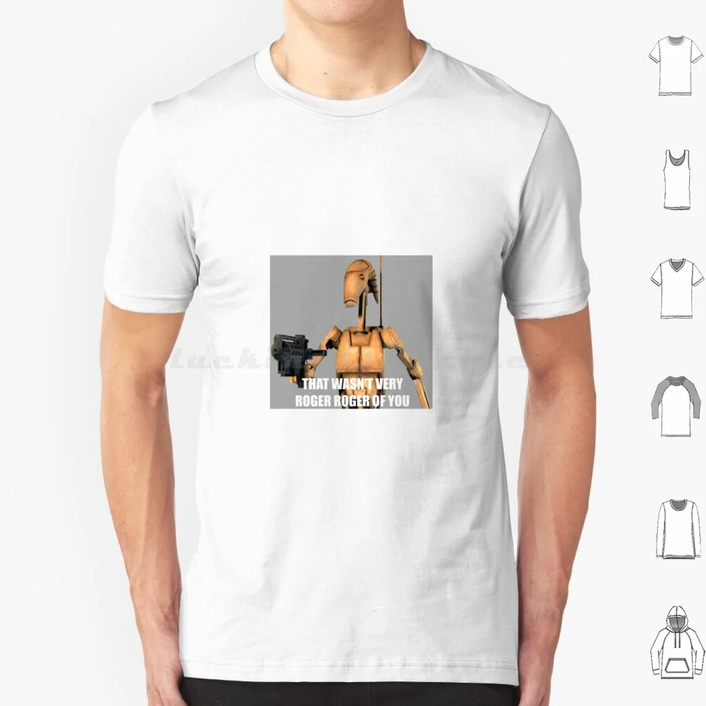 Футболка Roger Roger, большой размер, 100% хлопок, Clone Wars Anakin Obi Wan Kylo Ren Rey Skywalker Luke Skywalker Ahsoka Tano Hayden