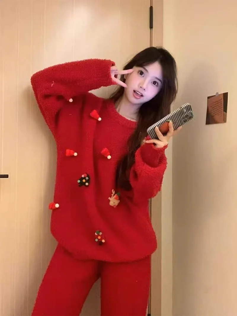 

Pajama Sets Yellow Women Scoop Neck Flattering Rayon Three Quarter Sleeve Loungewear Knee Length Feminine Casual Spring Fall Ins