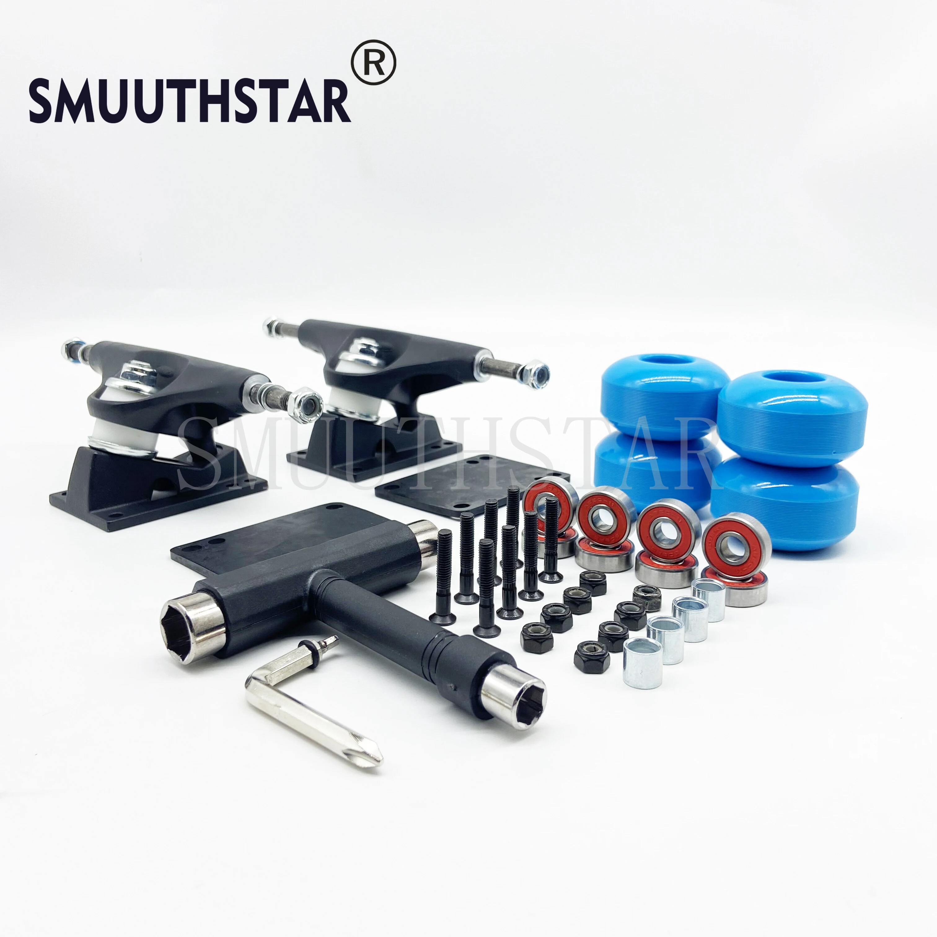 Skateboard Trucks (Paar) 5 Zoll generische 52x32mm Skateboard Räder Pu Räder 98a passt 4, 5-1, 5 