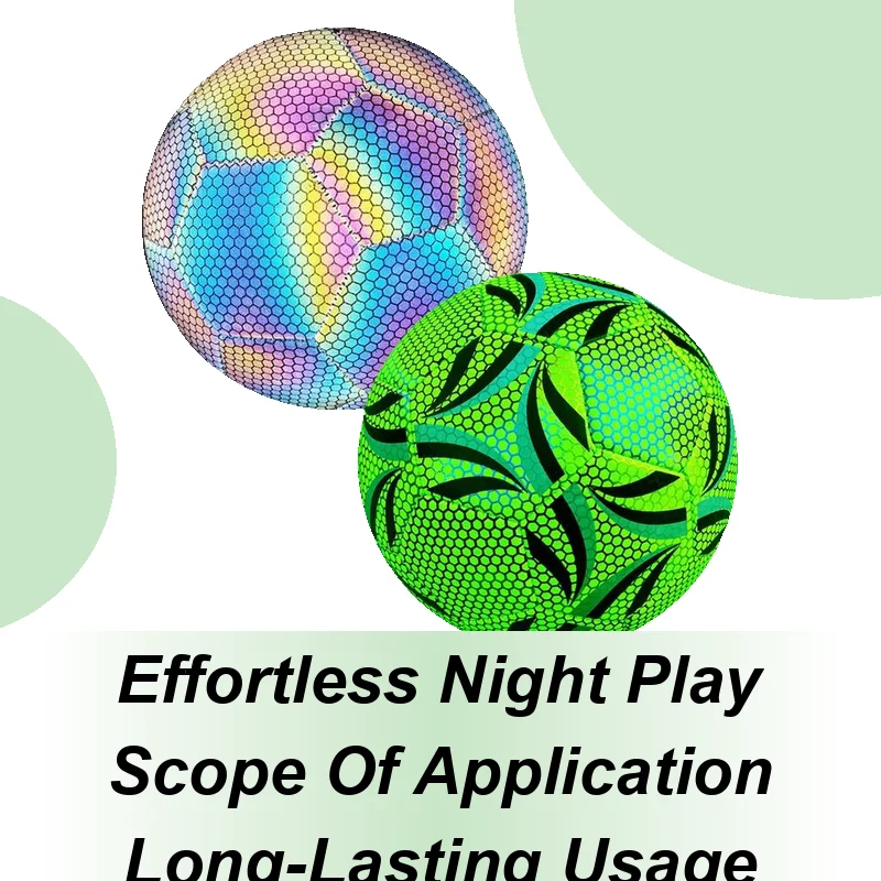 

1pc Size 5 Luminous Soccer Ball Professional Cool Waterproof Fun Football Glow-in-the-Dark Design for Indoor And Outdoor play
