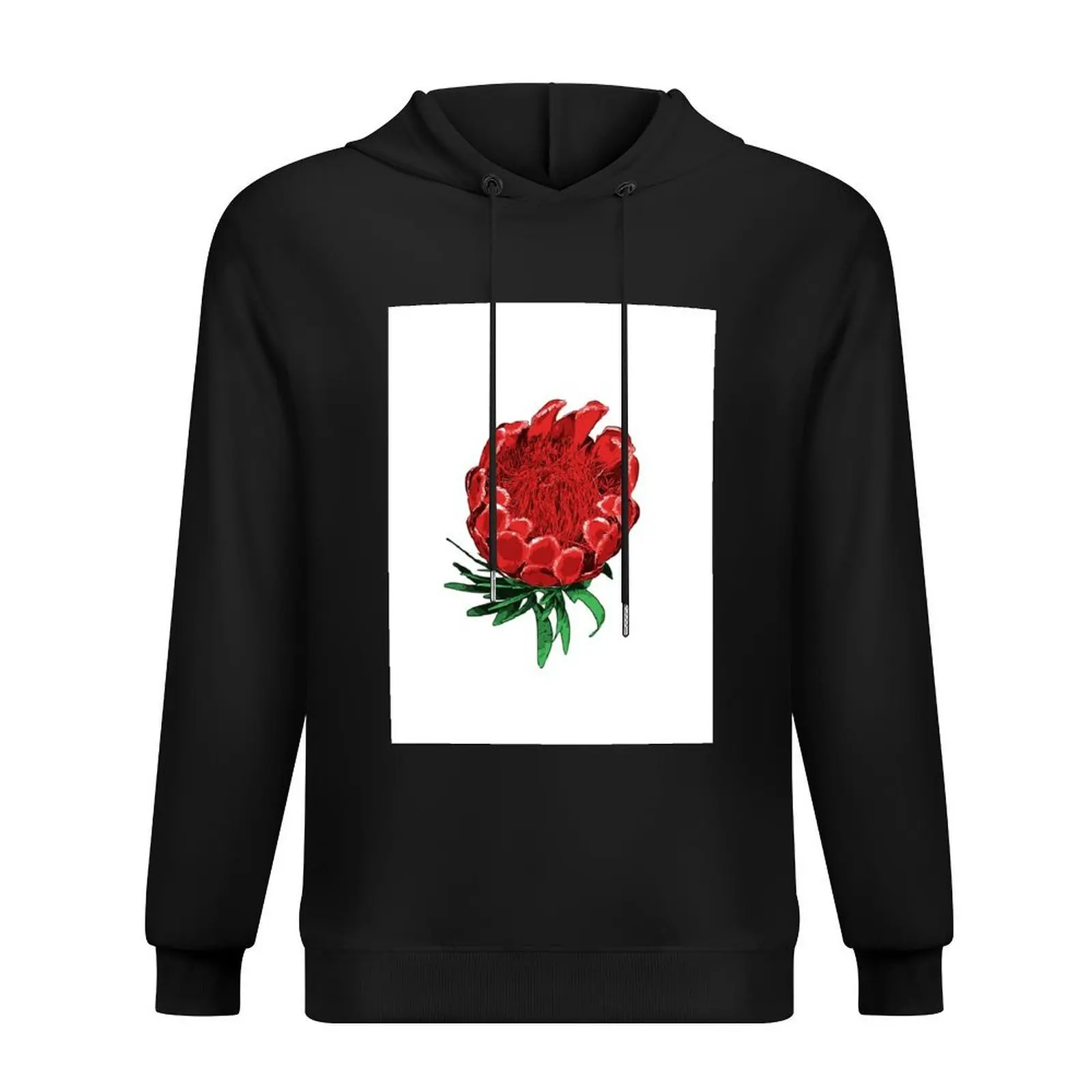 

Beautiful Protea Illustration - Lovely Australian Native Flower Hoodie korean clothes fashion men man hoodie