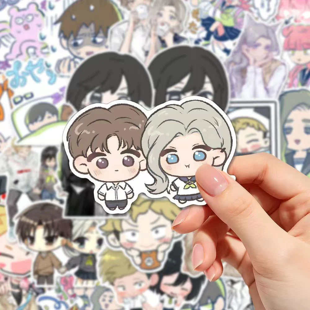 20/40/80pcs Kawaii Miyu Suzuki Azuma Stickers Yuusuke Tani Taira Anime Sticker Laptop Phone You And I Are Polar Opposites Decal - view 3