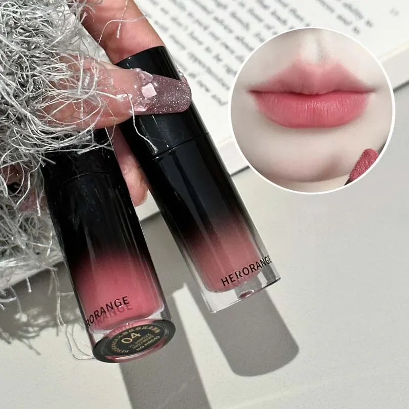 Low Saturation Mirror Water Light Lip Gloss Mirror Lasting Liquid Lipstick Moisturizing Lip Tint Nature Nude Lip Makeup Cosmetic