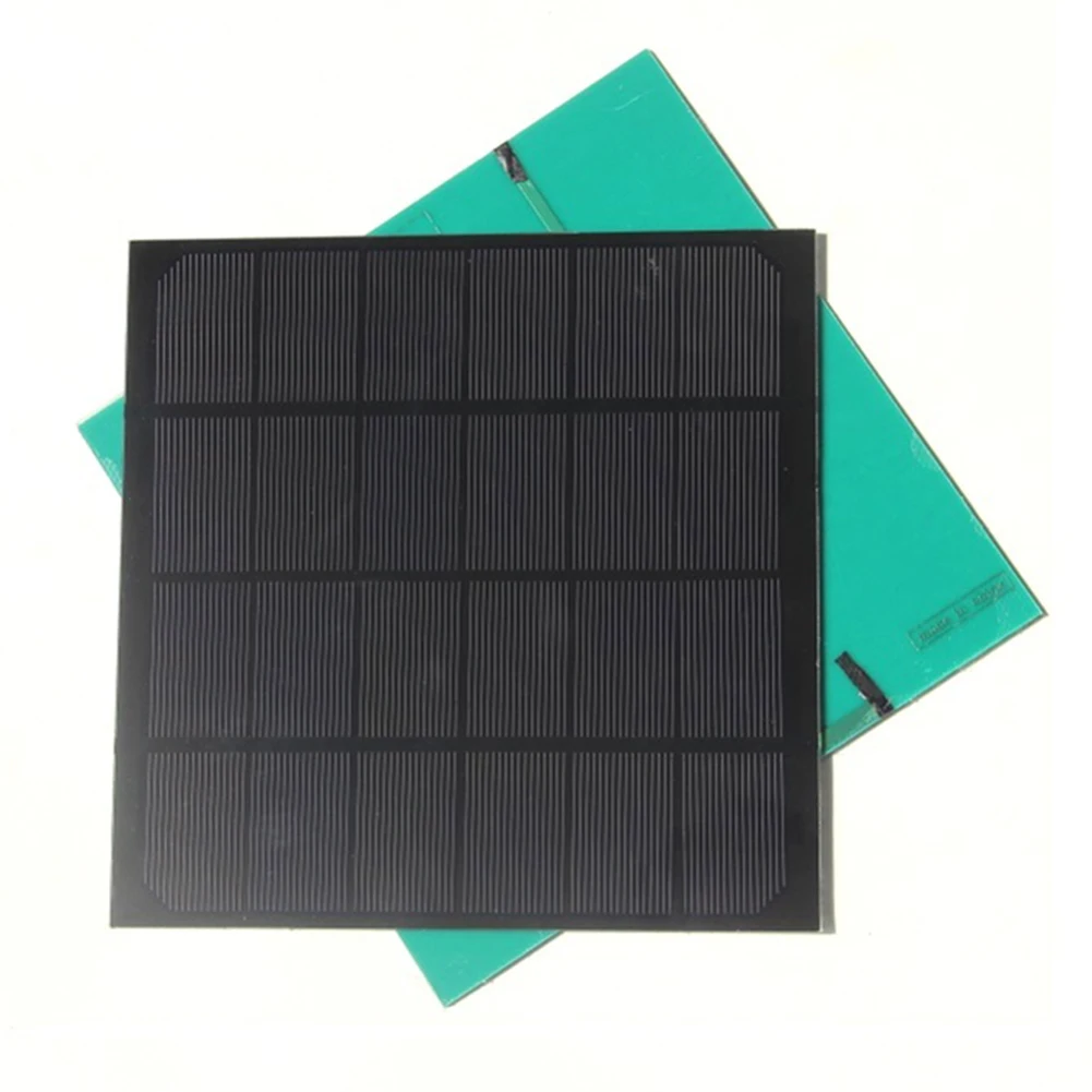 10W 6V Monocrystalline Solar Panel Effective Charging Solution for Low Power Electrical Appliances and Household Use
