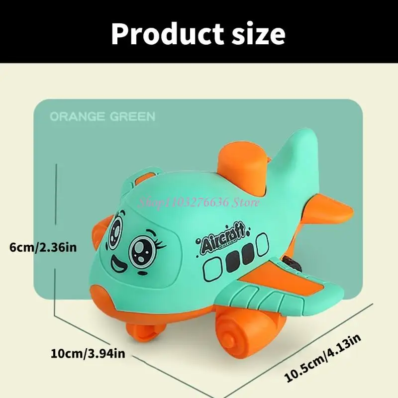R6FD PRESS GO AIRCRAFT TOUT KIDS LEVOIR Motor Skill Development Indoor Outdoor Toy