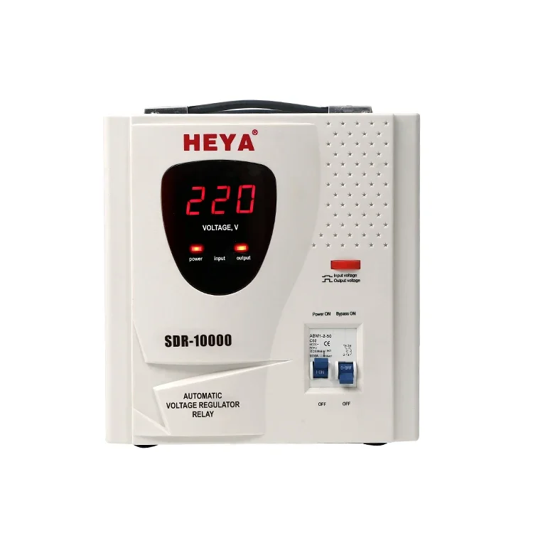 8KVA 10KVA 220V Automatic AC Single Phase Power Voltage Regulators Stabilizers AVR With Fan