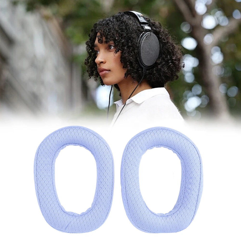 Ear Cushion Cover Mesh Fabric Replacement Ear Pads Breathable Ear Cups Cover for Logitech G435 Wireless Gaming Headset