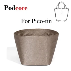 Luxury Satin Purse Organizer Insert for Handbags | Bag Shaper for Pico-tin 14/18/22/26cm Designer Totes