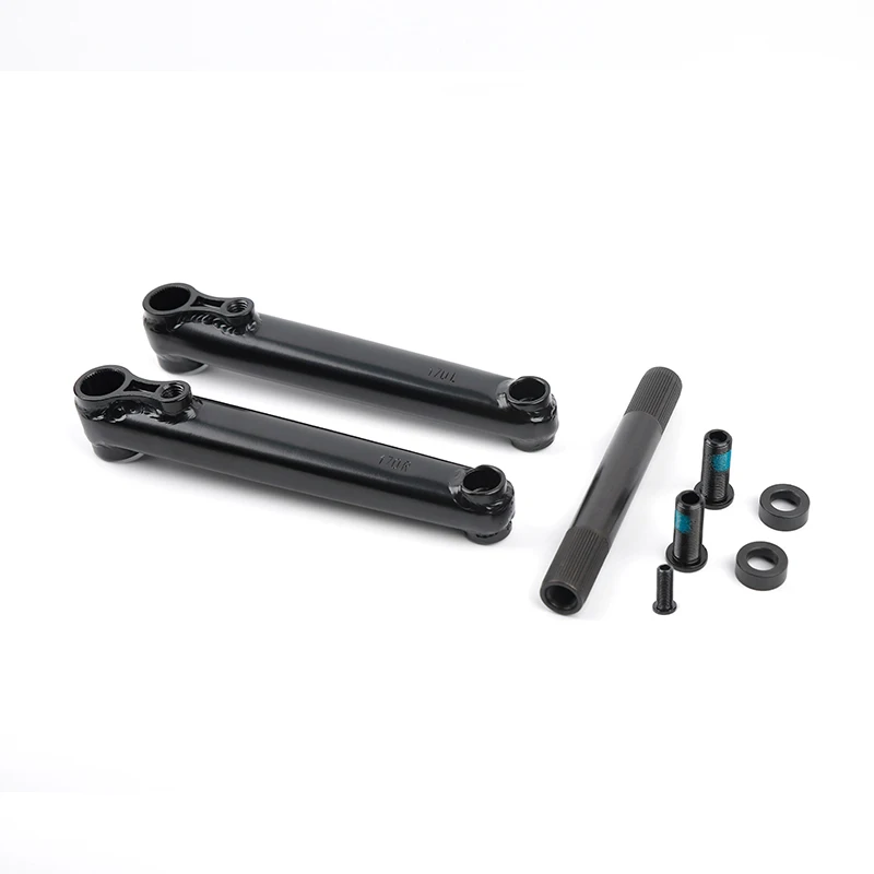 

POLSO Bmx Bicycle Crank 170 Mm Chromy Steel Crank Bicycle Bmx Crankset