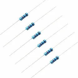 Metal Film Resistors 1/2 Watt 0.5W 1.2 1.5 1.8 2 2.2 2.4 2.7 3 3.3 3.6 3.9 4.3 4.7 5.1 5.6 6.2 6.8 7.5 8.2 9.1 K M R E Ohm