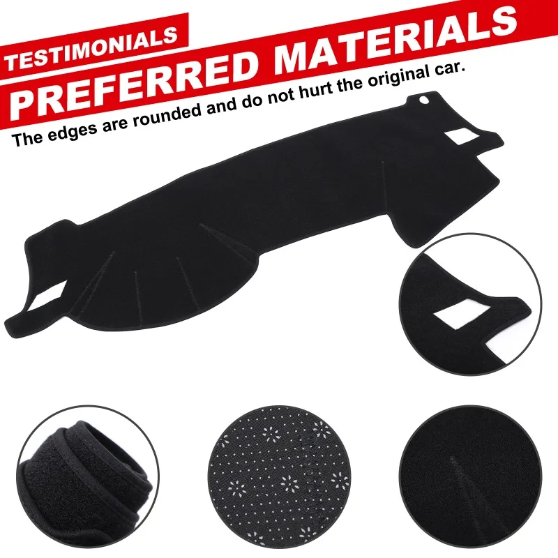 ل 2004 2005 2006 2007 2008 2009 سوبارو Outback اليسار الببتيد لوحة القيادة ظلة الشمس حماية حصيرة وسادة اكسسوارات السيارات