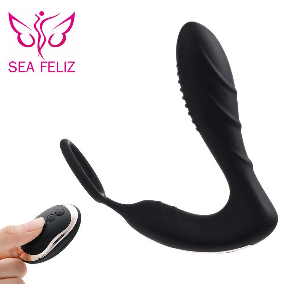 

Male Vibrating Prostate Massager With 2 Powerful Motors And 10 Stimulation Patterns For Wireless G Spot Vibrator Anal Sex Toys