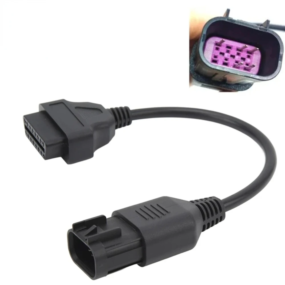 OBD atv Motorbicikli Beállítóság Kábel OBD2 8pin kelt 16pin diagnostic Adapter számára Sarkcsillag rzr/ranger/general/sportsman/ace/slingshot