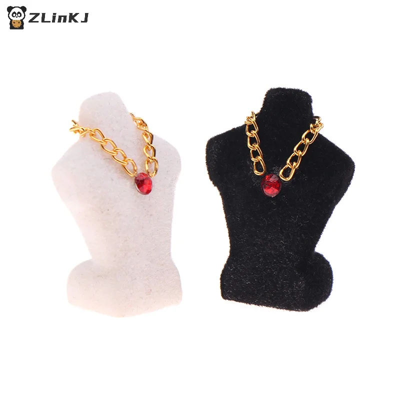 

▶ 1 шт. подставка для ожерелья для кукольного домика 1/12, подставка для украшений для кукольного домика, аксессуары для кукольного домика, реквизит для микросцен и фотосессий