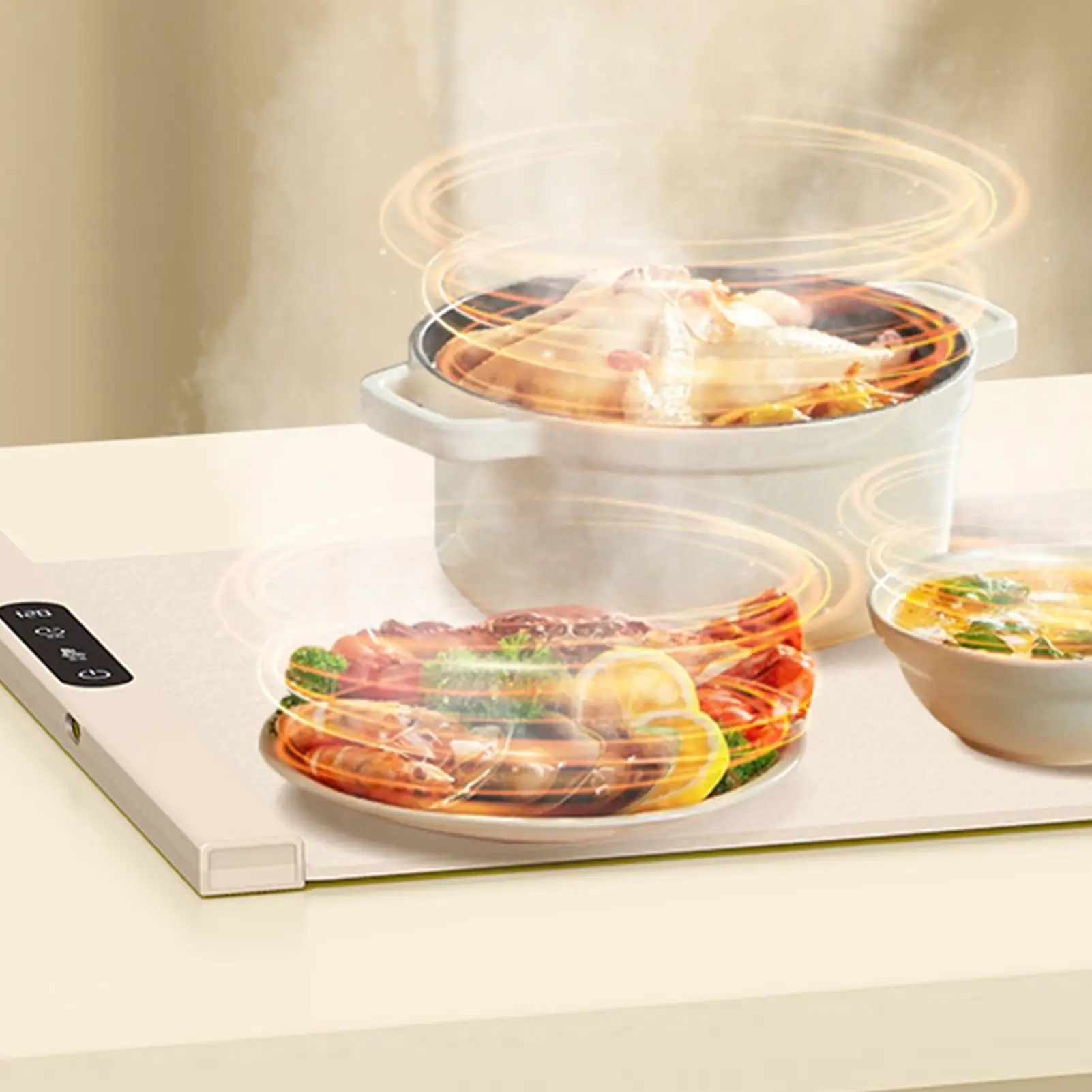 

Warming Mat For Food Silicone Heating Pad With 6 Temp Settings Silicone Warming Mat For Buffets Party Gatherings Kitchen