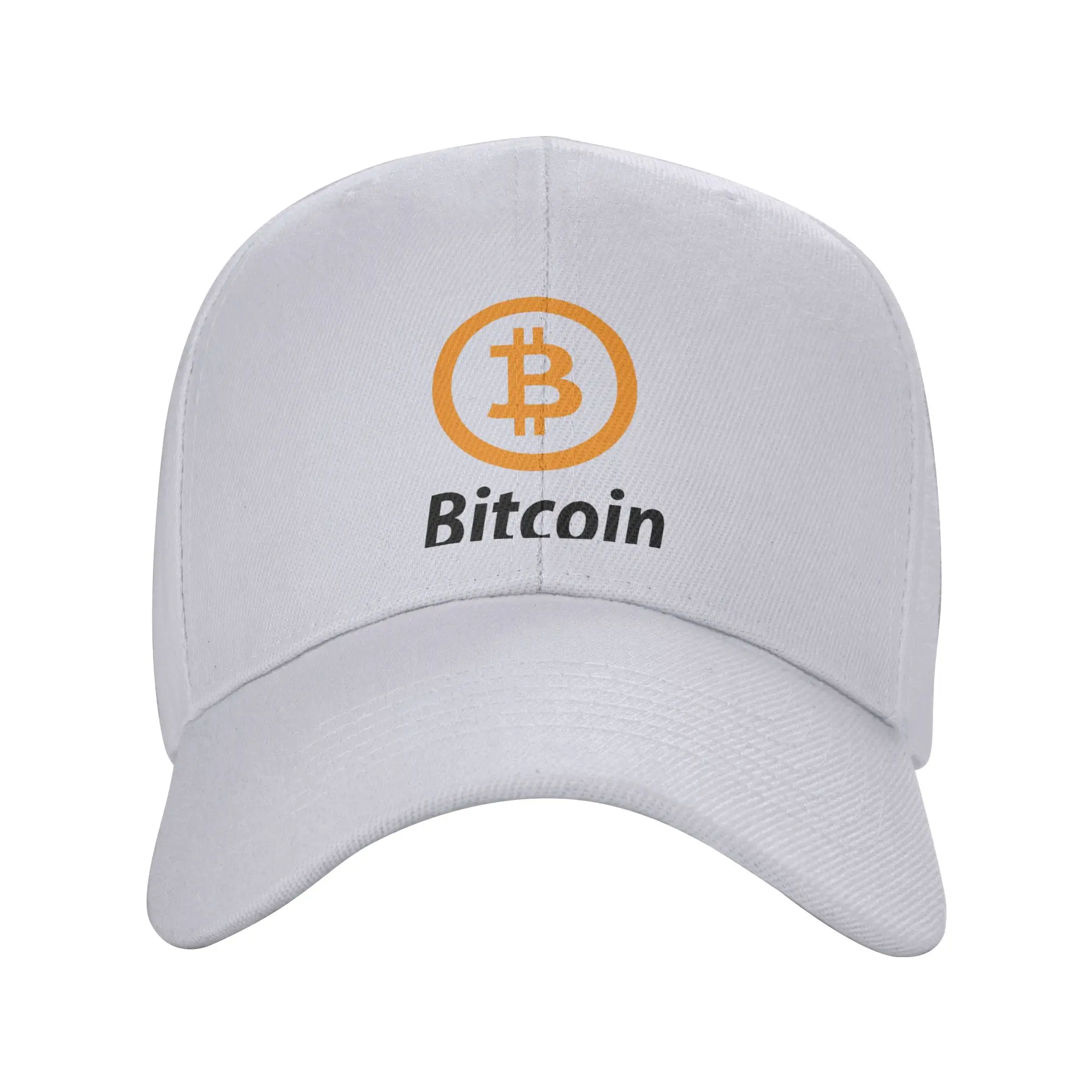Bitcoin Curved Brim Baseball Cap Campus Hats