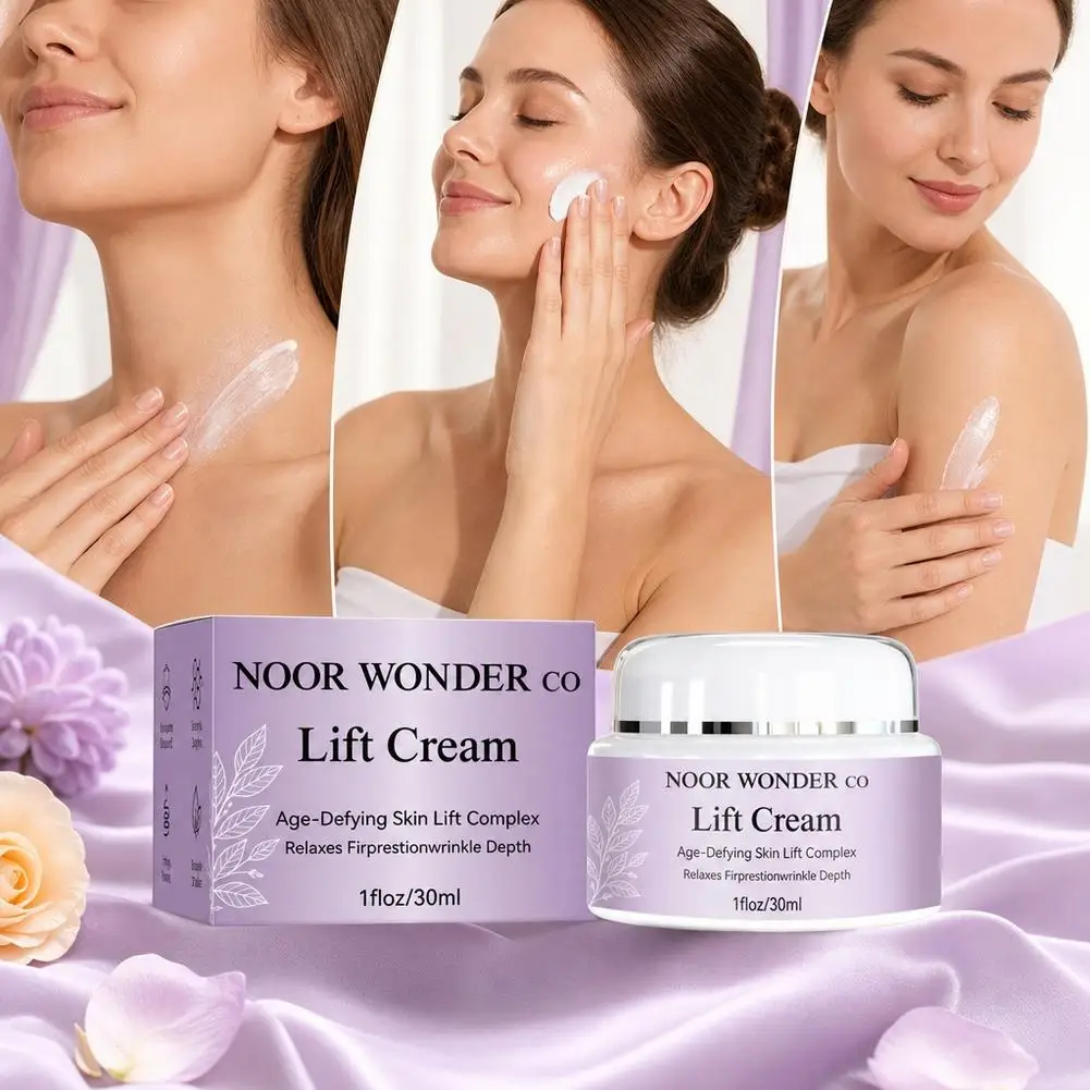 Noor Wonder Co Lift Cream For Mature Women Age-Defying Skin Lift Complex 30ml Cream Relax Frown Lines Wrinkle Depth Moisturizer