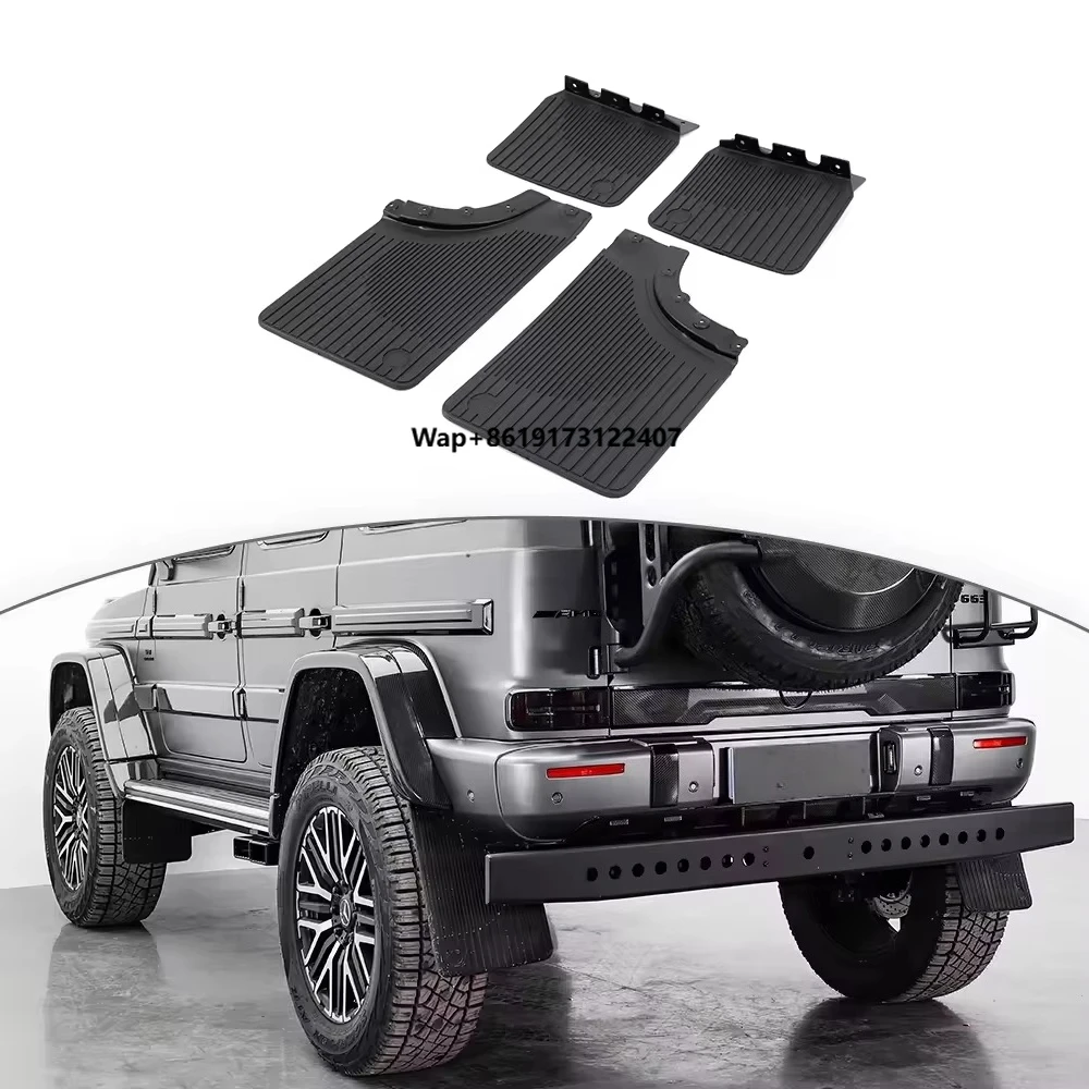 

Good Quality 2019y W464 W463A G Class G63 G500 G350 4X4 Mudflap ABS Exterior Accessories Auto Tuning Parts Mudguard Mud Flaps