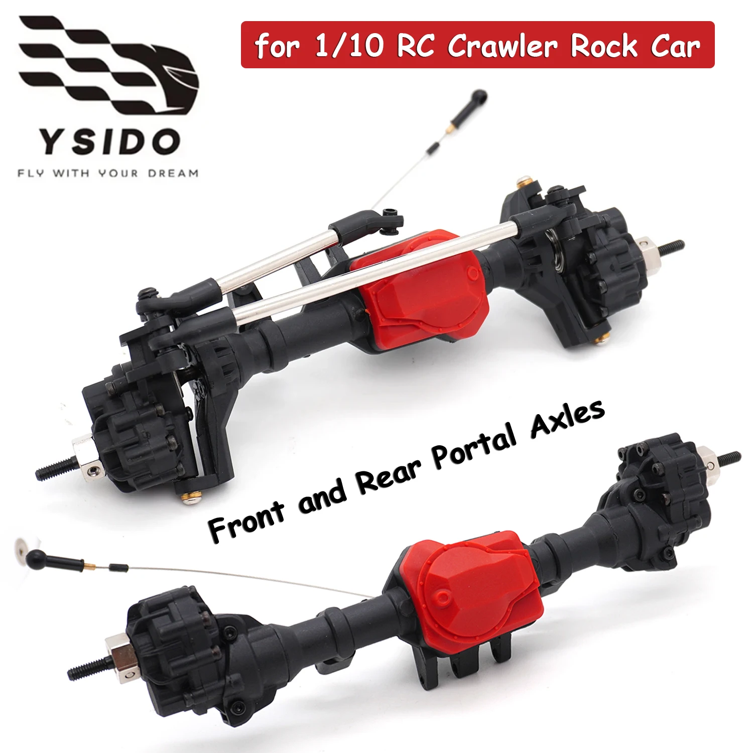 

Передние и задние портальные оси радиоуправляемого автомобиля для 1/10 RC Crawler Rock Car Axial SCX10 I SCX10 II RGT 86100 Redcat GEN8 Traxxas TRX-4 TRX4