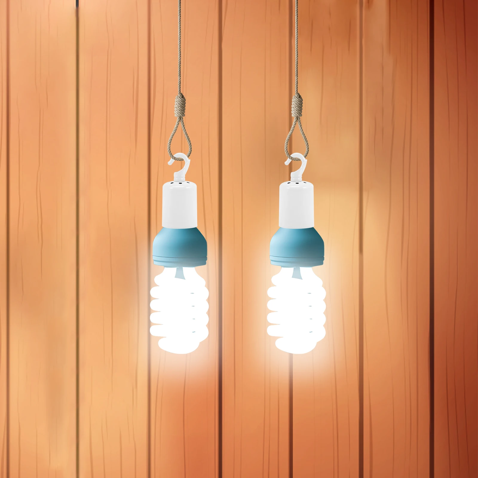 

2pcs E27 Lamp Light Bulb Sockets High Temperature Resistance Metal Base Hook Hanging Installation Pre-drilled Heat