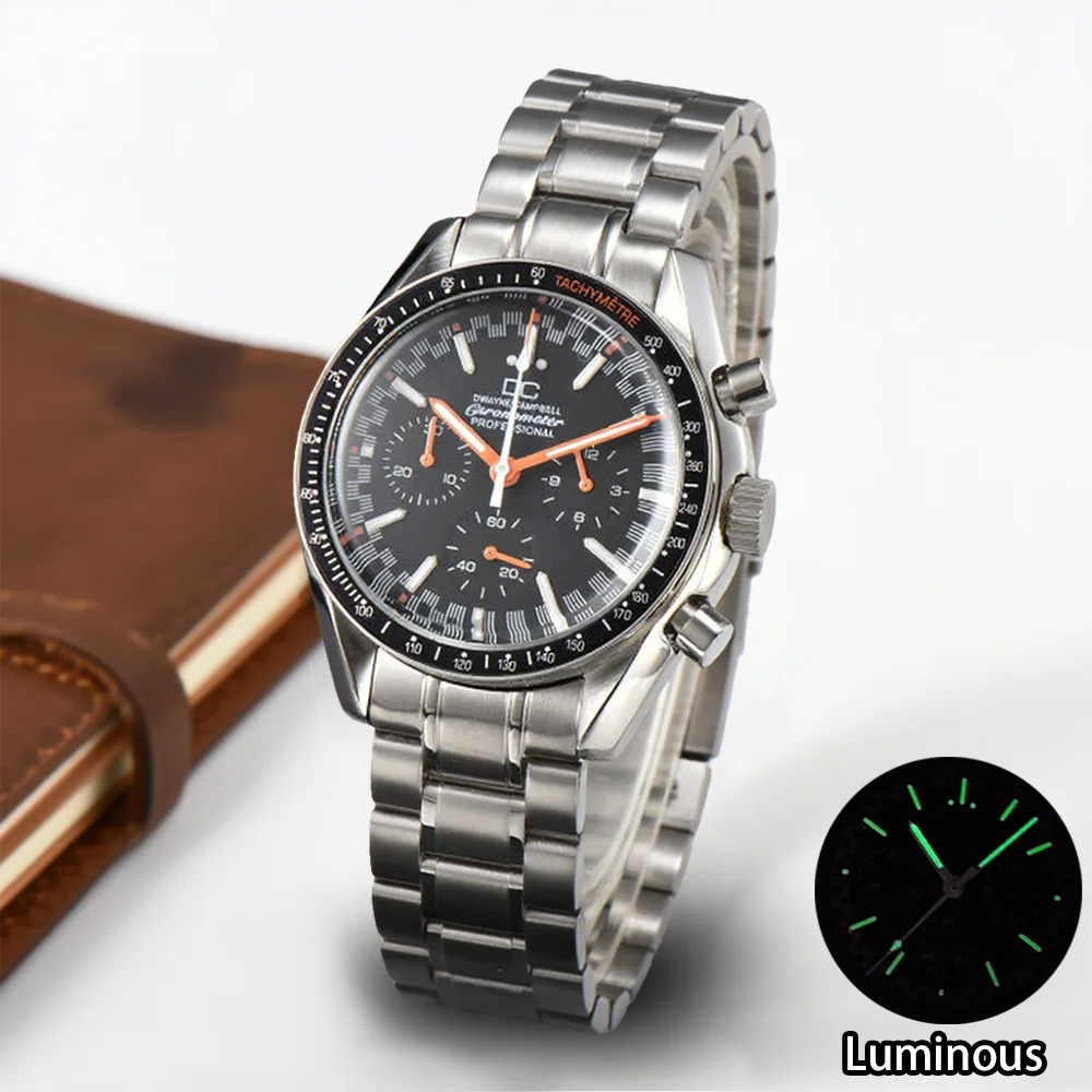 Custom logo VK63 Watch VK63 Movement Men Watches 2024 New Watch Design Waterproof 32.5MM Dial VK63 Chronograph Quartz Watches