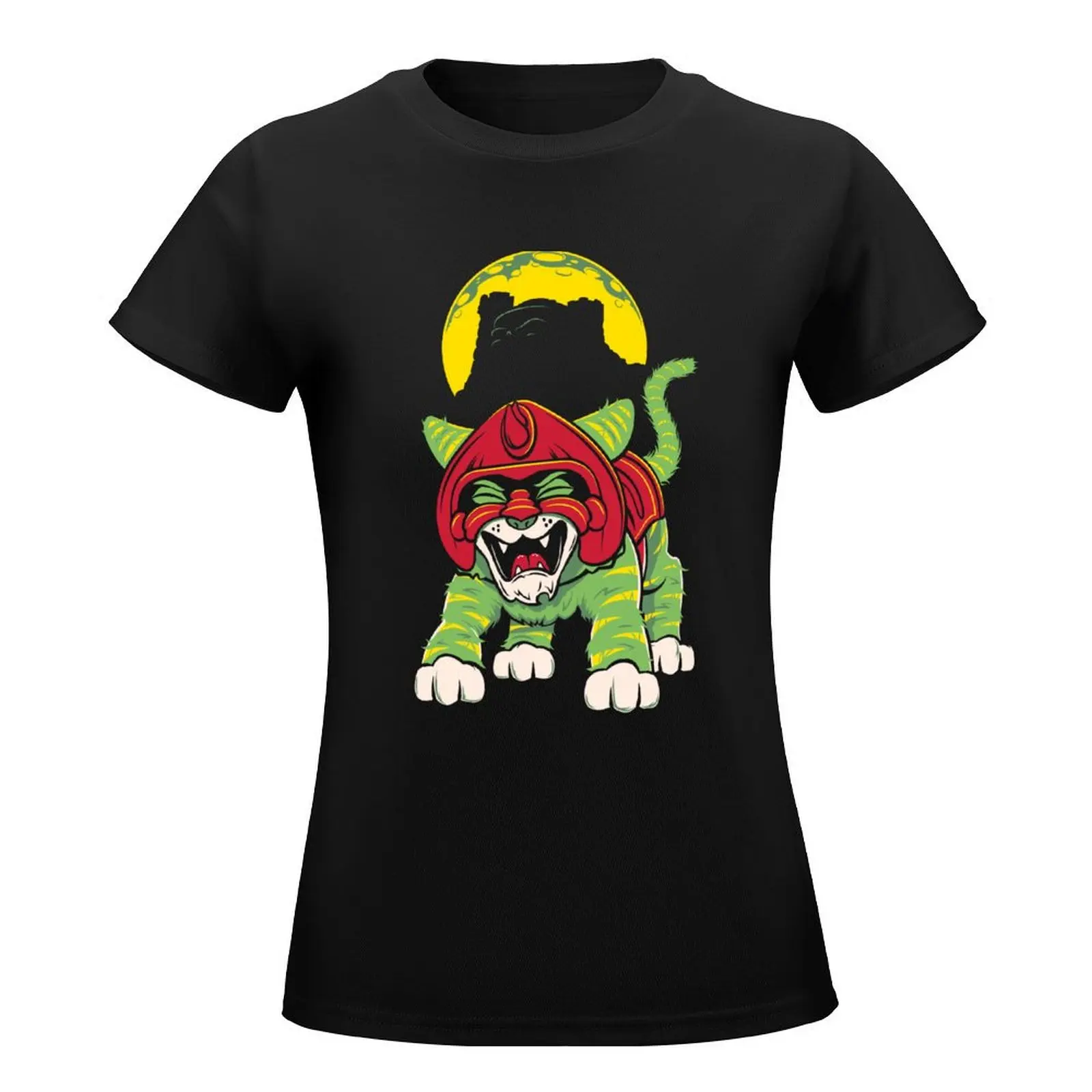 Battle Kitty's Mighty RAWR! T-Shirt female sports fans blanks customizeds t-shirts for Women cotton