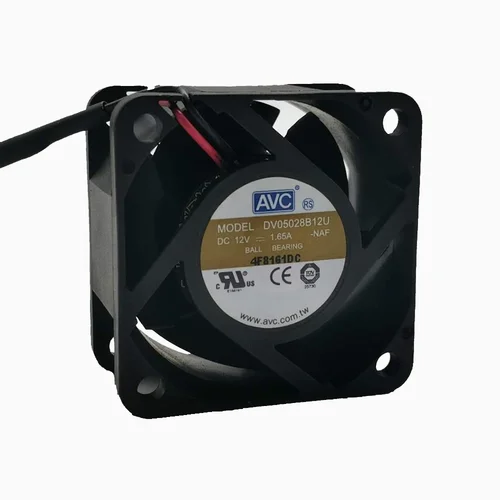 Imagen 2 del producto AVC-ventilador de refrigeración de doble bola, 5cm, 5028, 50x50x28mm, DC12V, 1.65A, DV05028B12U, 2 cables, nuevo