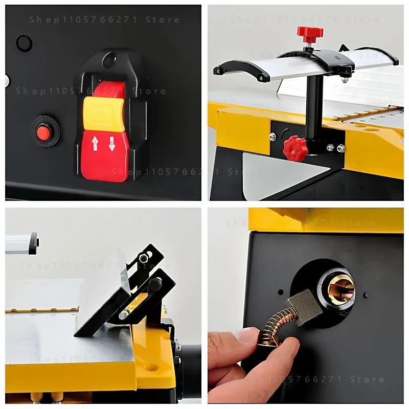 220v Multifunctional Electric Planer Woodworking Electric Planer Desktop Power Tools Small Household Power Tools Wood Carving