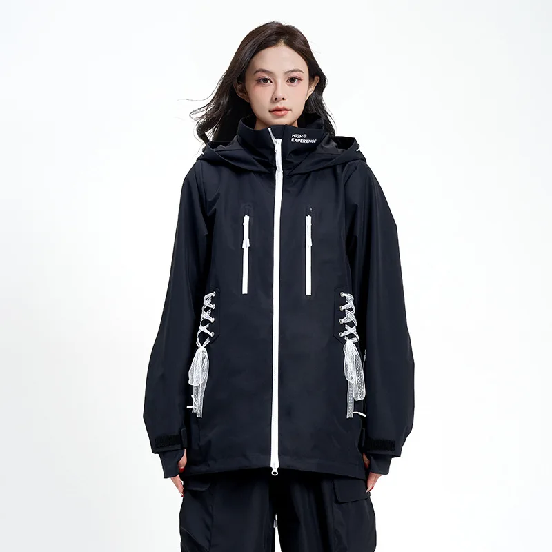 

highexperience 2025 Women's Sweet Style Ski Jacket Insulated Waterproof Snowboard Coat for Snow Fun Warm Windproof Winter Sports