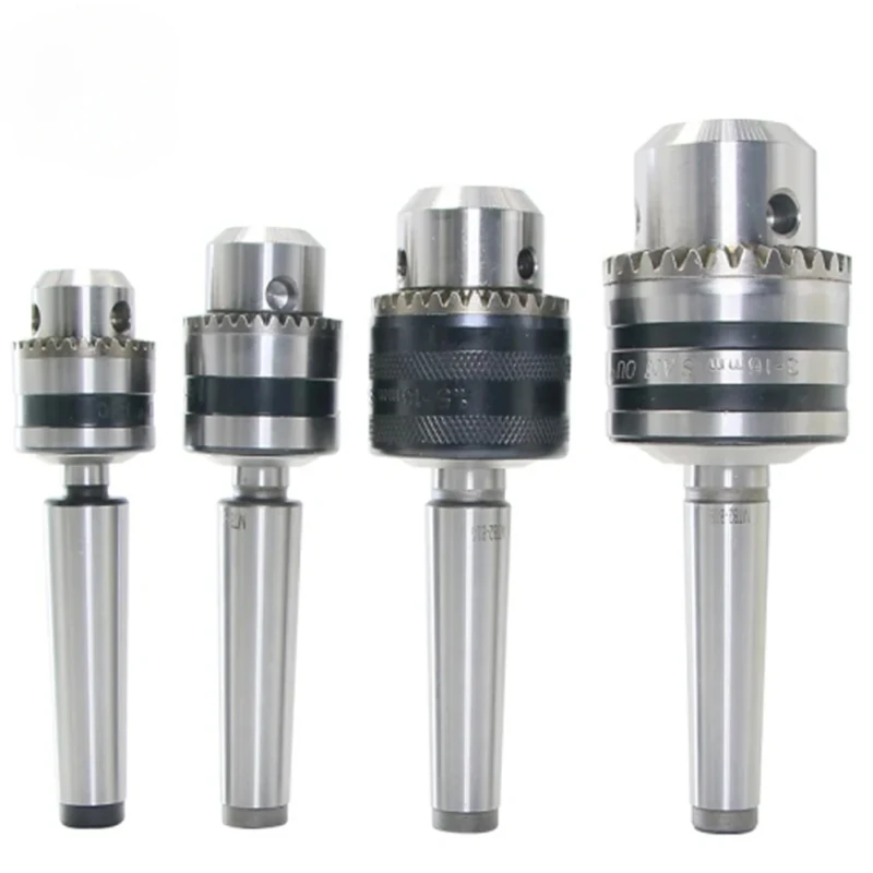 MT2 MT3 MT4 B10 B12 B16 B18 Light Duty Key Drill Chuck 0.6-6mm 1.5-13mm 1-10mm Taper Arbor CNC Machine