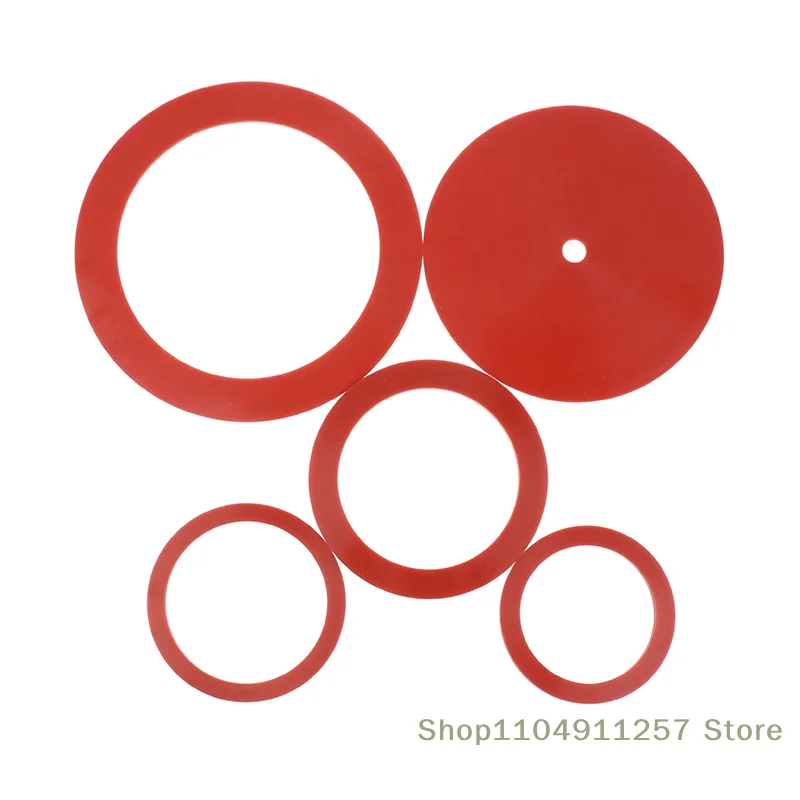 High-Temperature Silicone Gaskets, Compatible with 3/3.5/4/6 Inch Casting Machines, Ideal for Jewelry DIYs