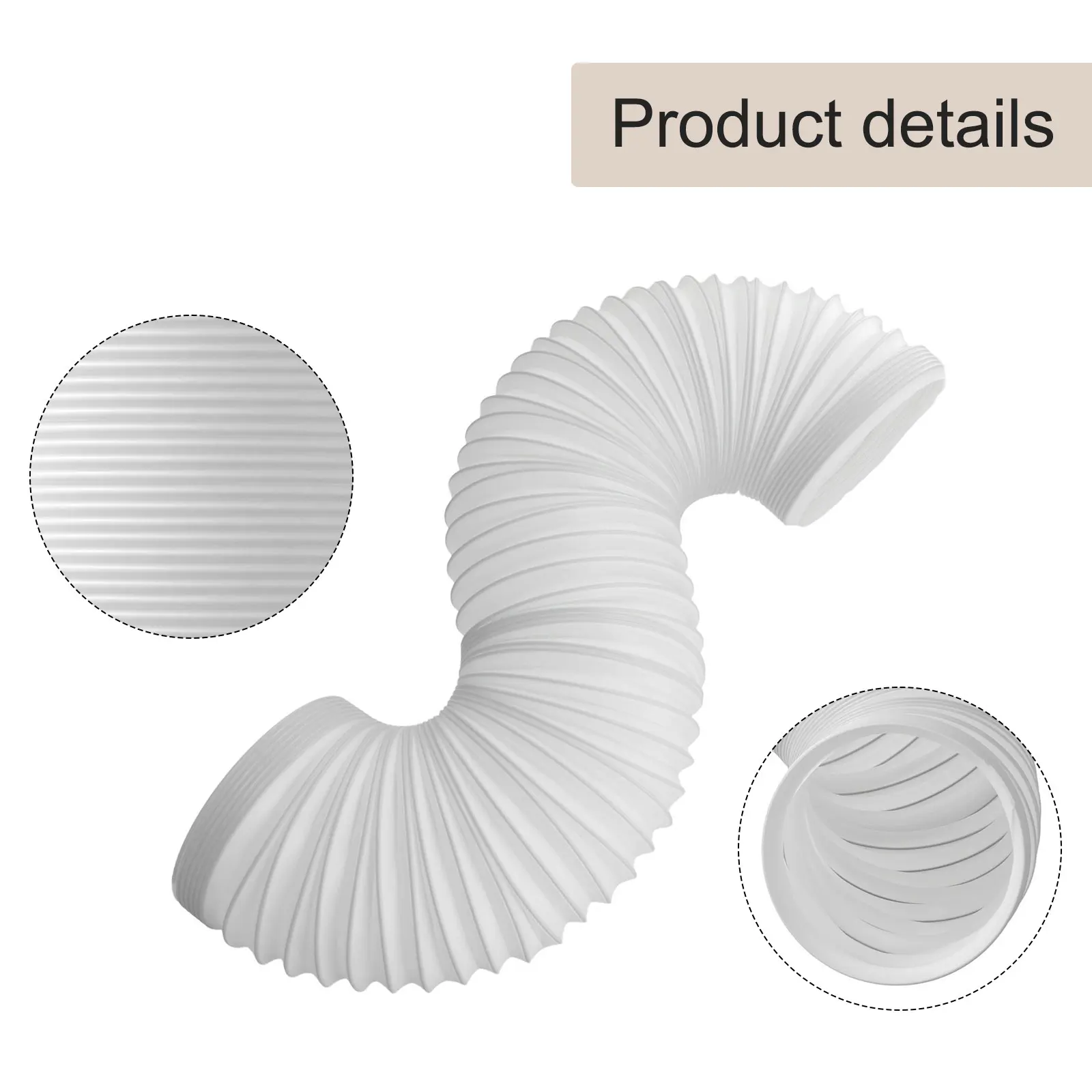 Extendable Air Conditioner Extension Hose, 130150mm Diameter, Suitable for Various Brands of for acs, and Portable