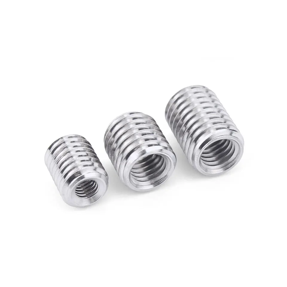 10Pcs Inner And Outer Thread Nuts M16 M14 M12 M10 M8 M6 M4 Hollow Variable Diameter Bolts Thread Galvanized Conversion Screw Cap