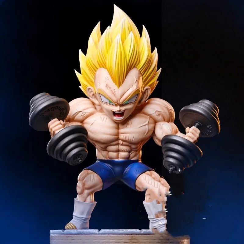 17cm Dragon Ball Vegeta Bodybuilding muscle Ver. PVC Action Figure Pvc Model Statue Doll Collection Toys Birthday Gift