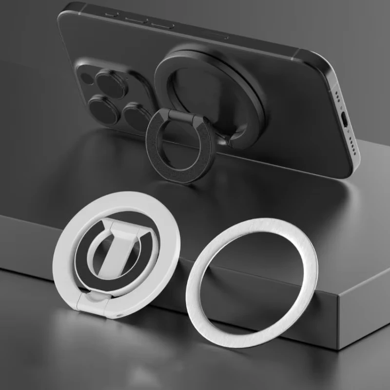 

Двусторонний магнитный держатель для мобильного телефона для MagSafe iPhone 16, складная подставка для телефона с сильной магнитной подставкой для телефона