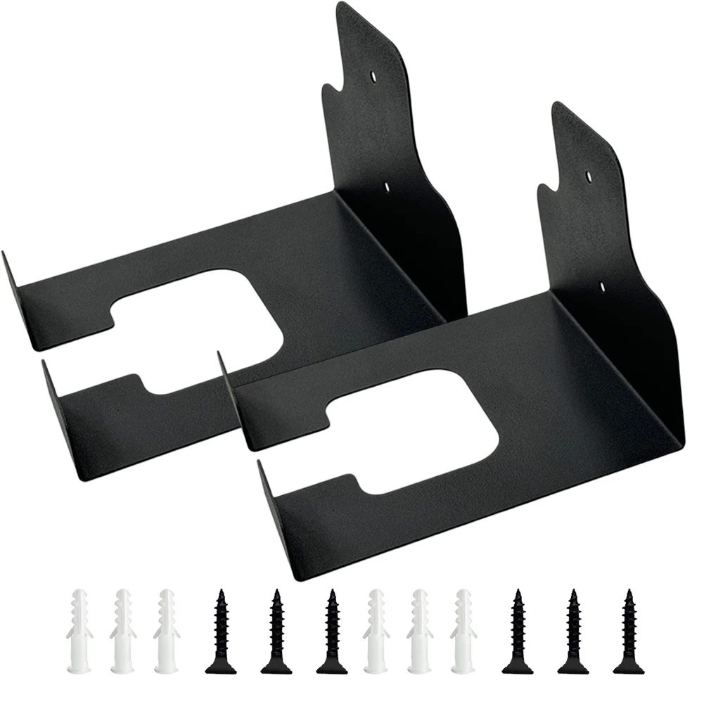 2PCS Heavy-Duty Wall-Mounted Garden Tool Hanger Rack - Rustproof & Space-Saving!