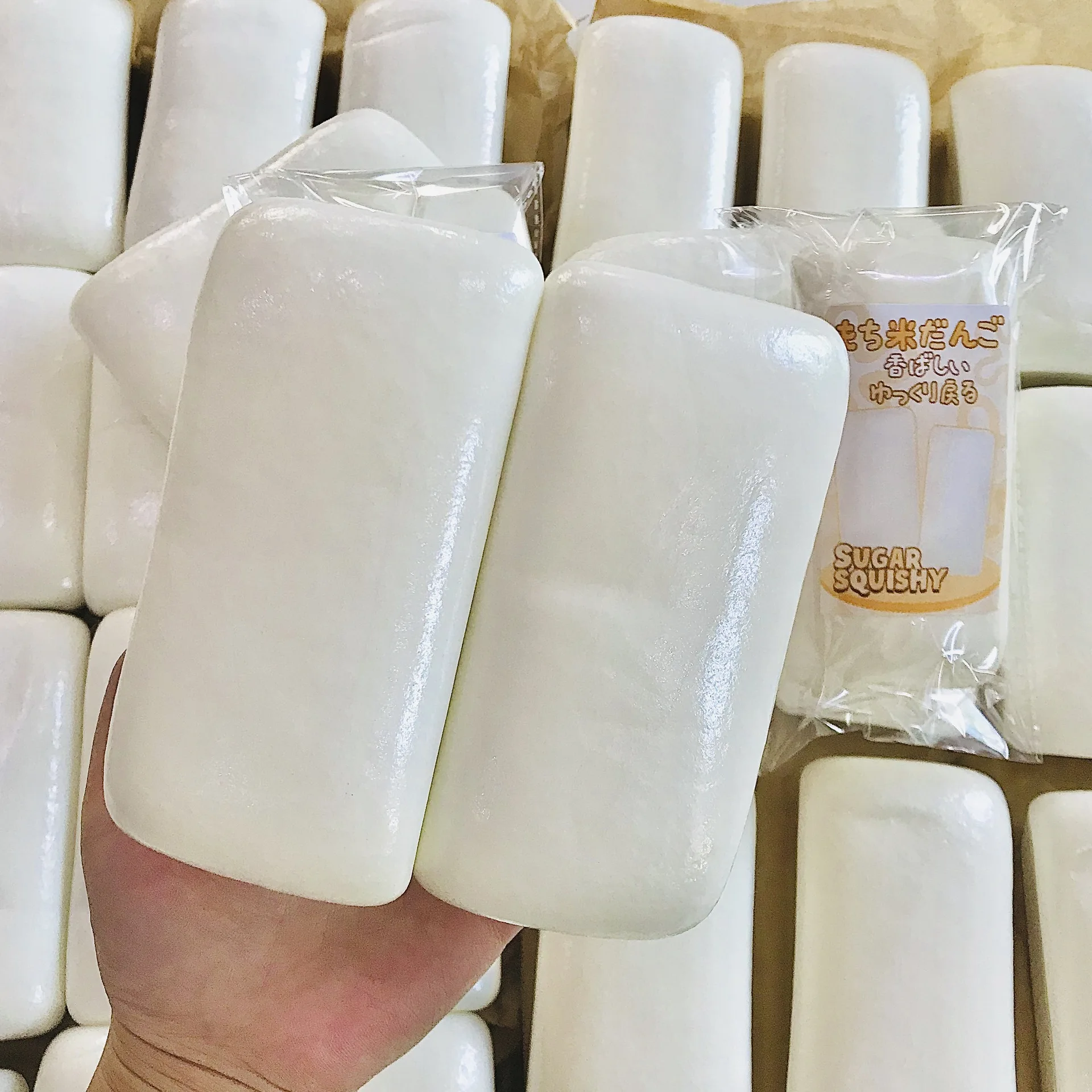 Squishy Coconut Rice Cake Slow Rising Fidgets Toys Milk Cake Soft Squeeze Toys for Adults ADHD Autism Squishy Fidget Toys