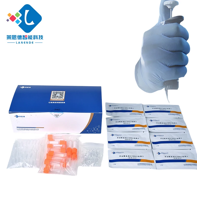 Aflatoxin Colloidal Gold Method Test Card  Deoxynivalenol (DON)  Vomitoxin Rapid Test Card Aflatoxin B1 (AFB1)Test Strip