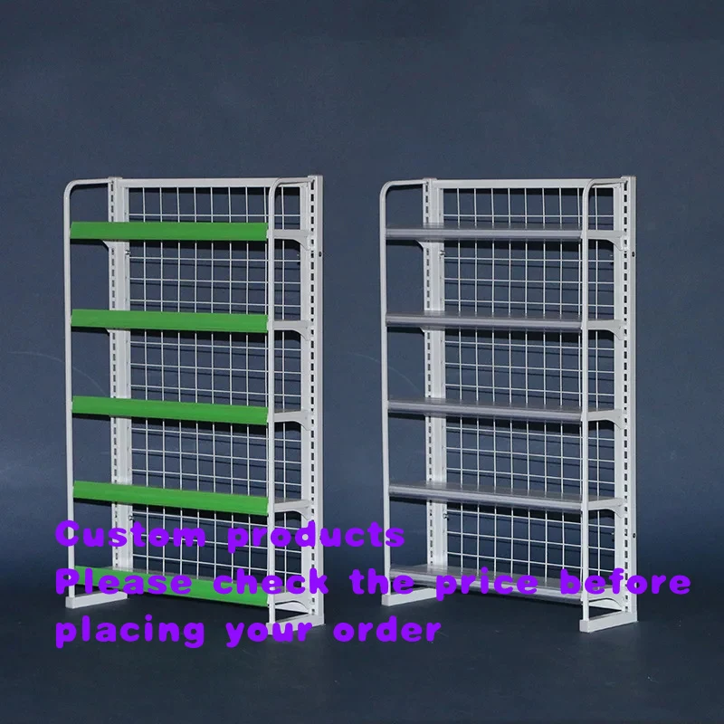 custom.Metal Mesh Laminate Supermarket Retail Snack Shop Multi-tier Convenience Display Shelf