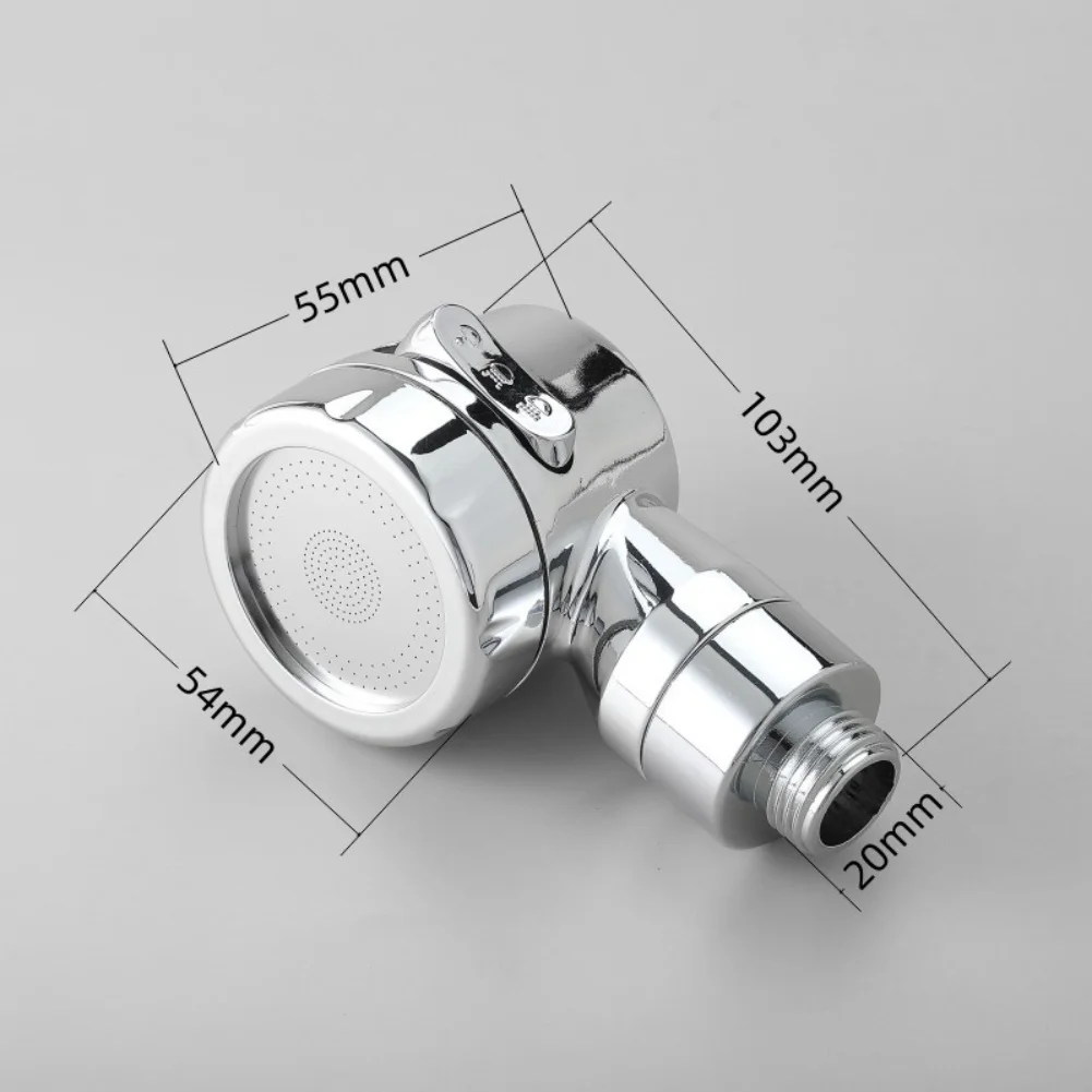 Multifunctional Booster Shower Head With 3 Modes Water Saving Sprayer For Home Salon Bathroom ABS Construction Tool